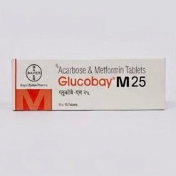 글루코바이 M25 아카보스 25mg 메트포르민 500mg 복합제품 인디메딕스