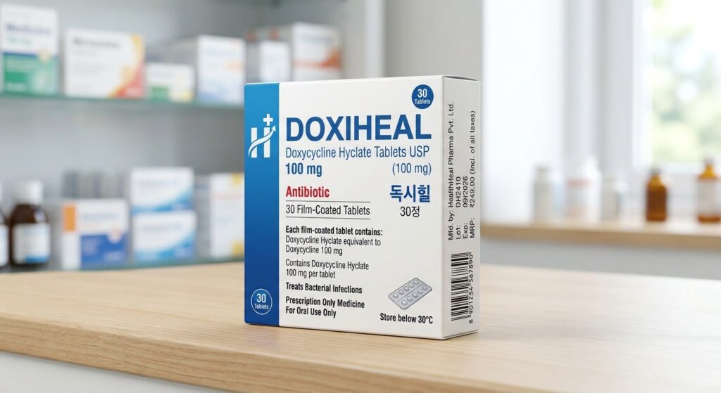 독시힐 100mg Doxiheal 독시사이클린